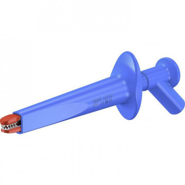 Pince crocodile AB-200 bleue