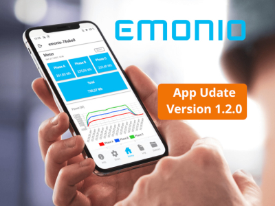 Emonio App : mise à jour version 1.2.0